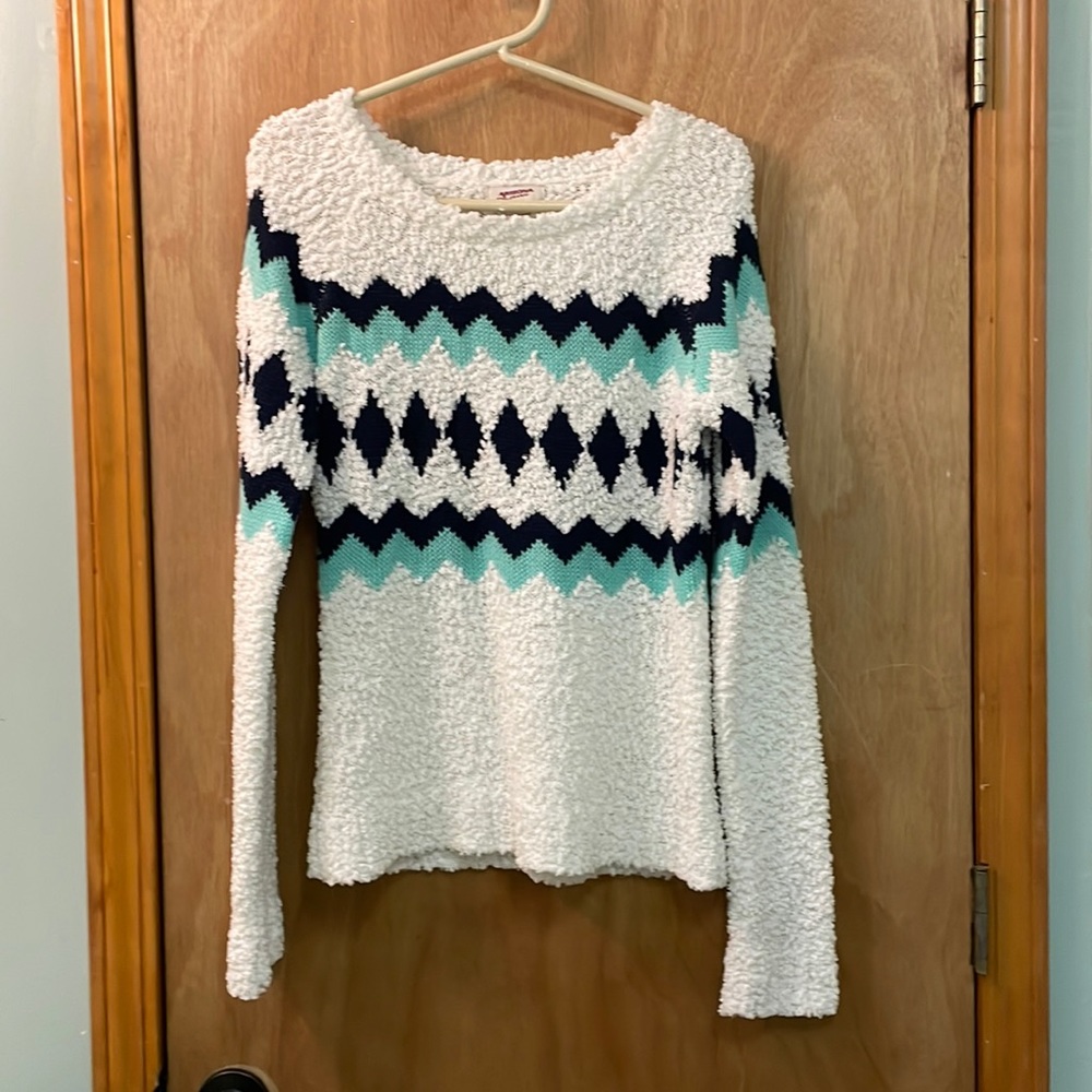 Arizona Jeans chevron sweater size M
